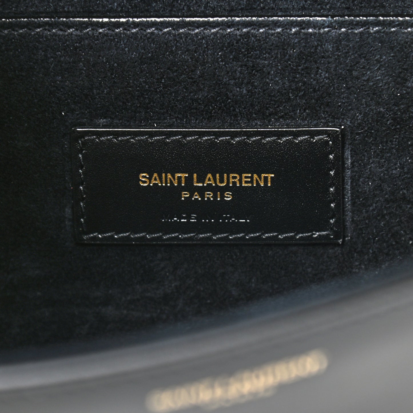 Smooth Calfskin Shoulder Bag Black