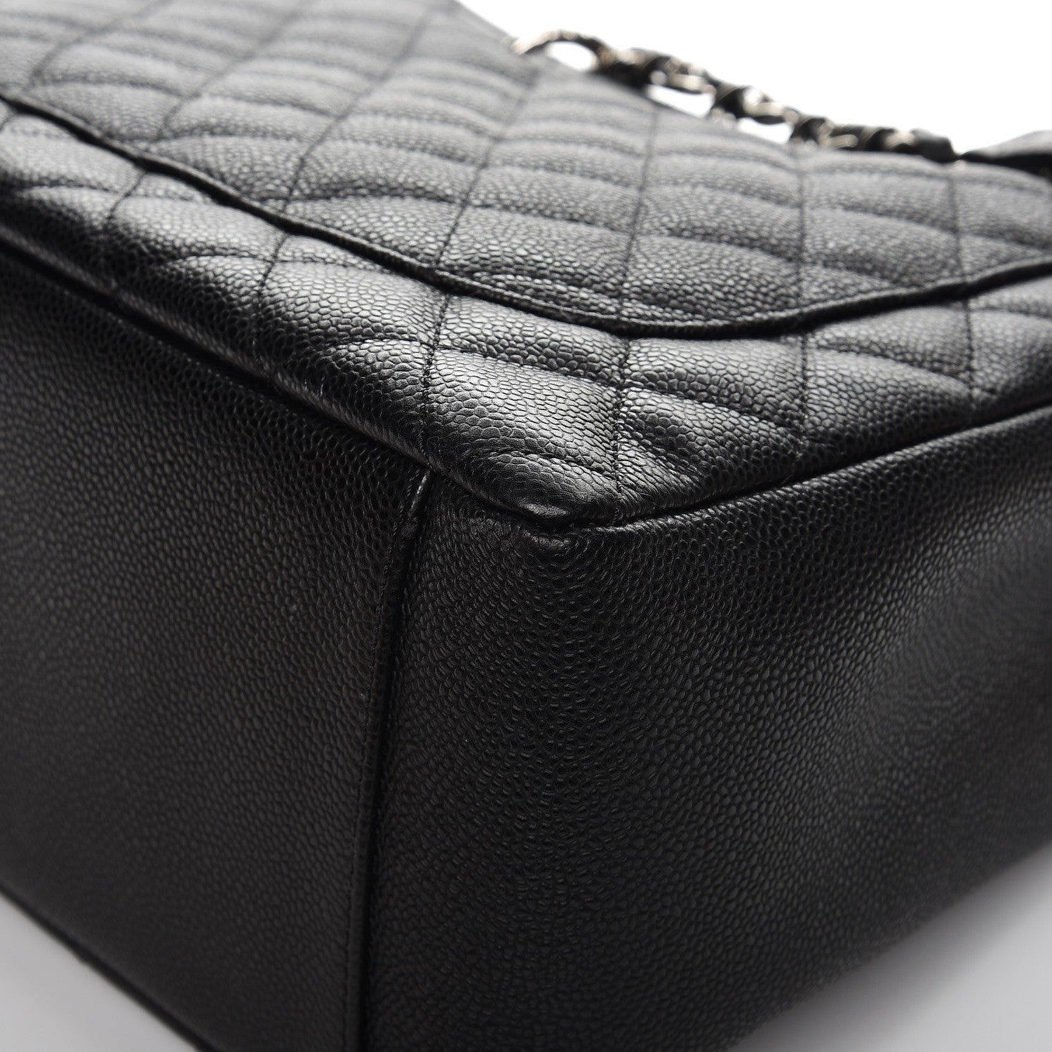 Chanel Caviar Quilted Grand Shopping Tote GST Black 12 of 12