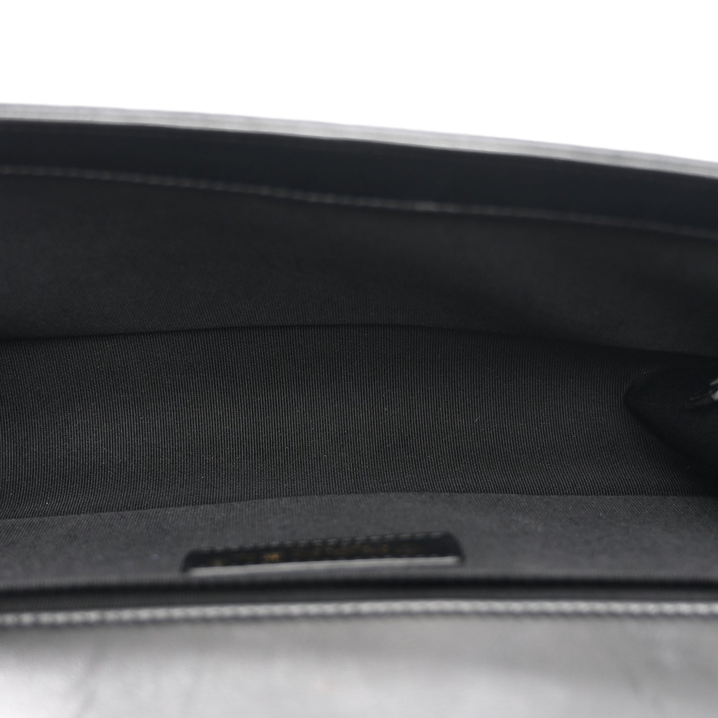 Lambskin Quilted Medium Boy Flap Black