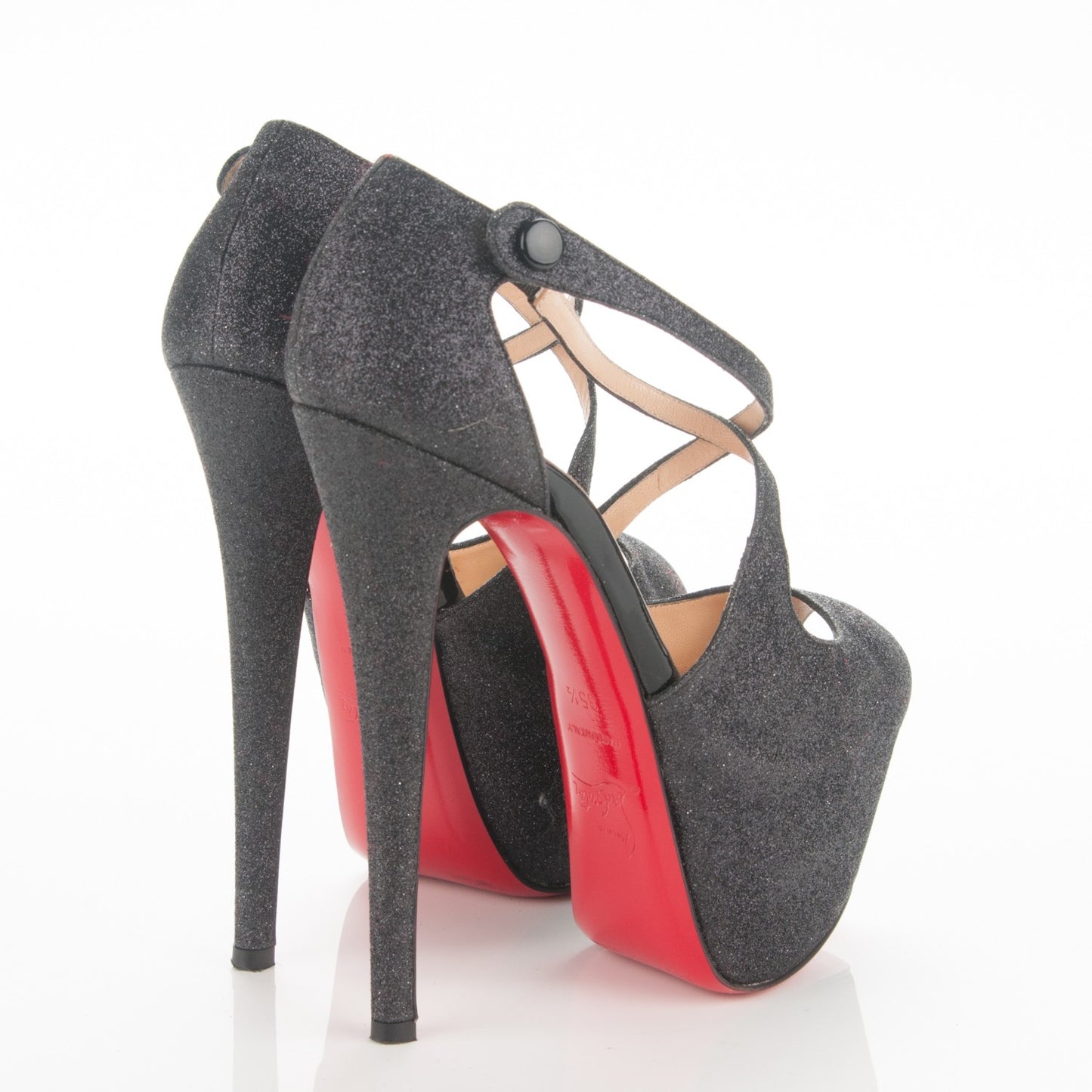Glitter Exagona 160 Pumps 35.5 Black