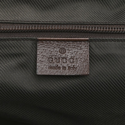 Gucci GG Monogram Large Web Handle Bucket Tote Dark Brown 6 of 10