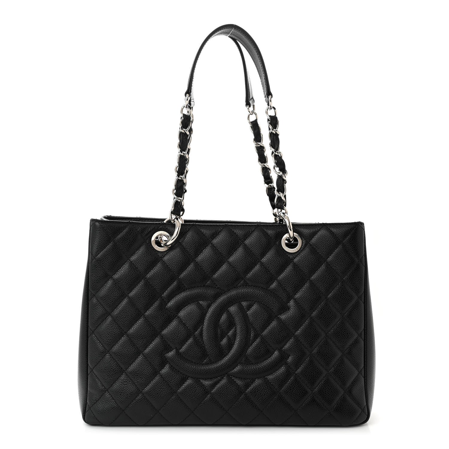 Chanel Caviar Quilted Grand Shopping Tote GST Black 1 of 10