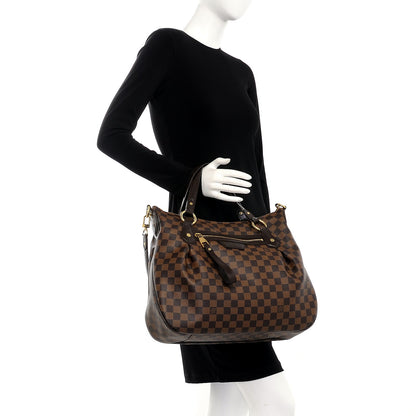 Louis Vuitton Damier Ebene Evora MM 3 of 14