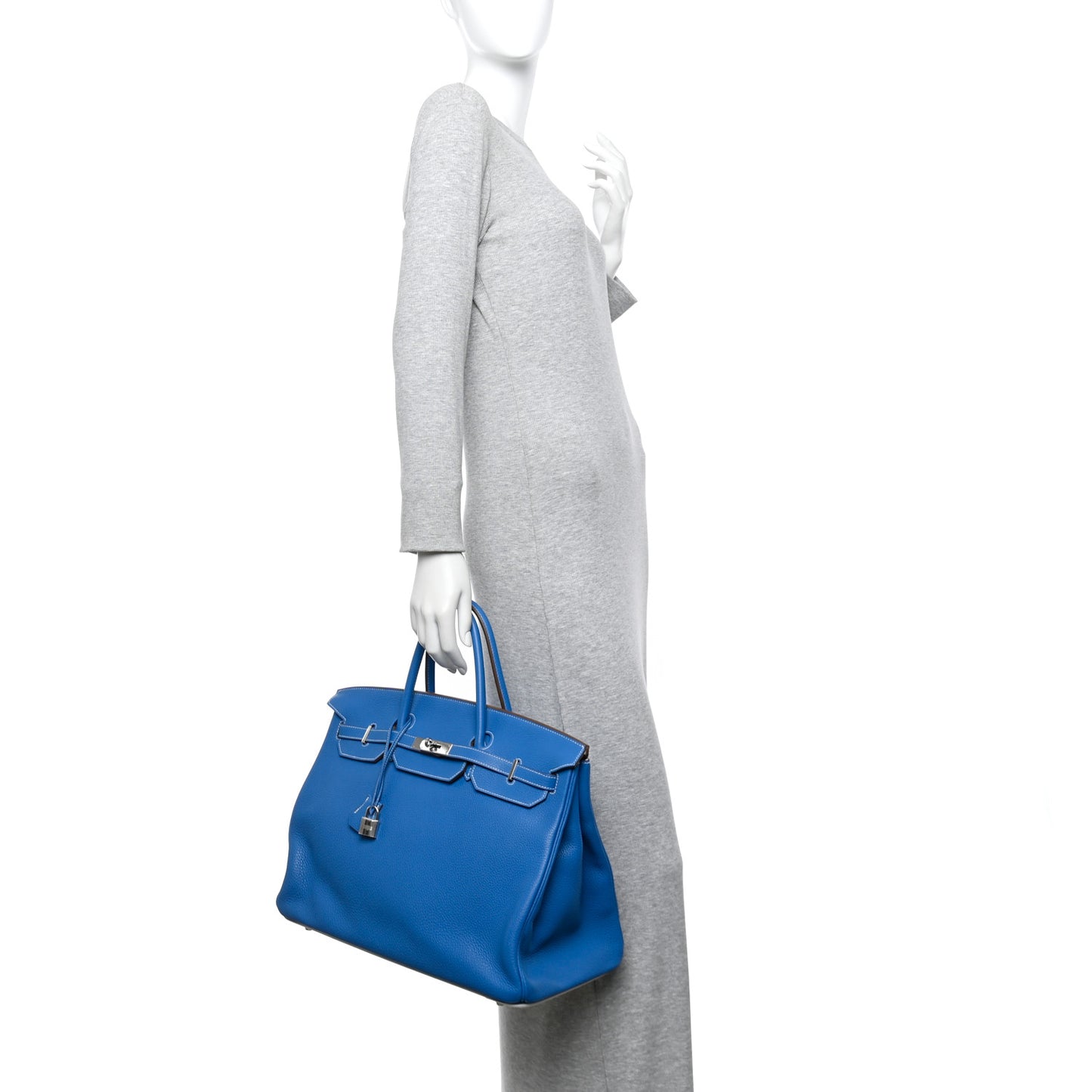 Togo Eclat Birkin 40 Mykonos White
