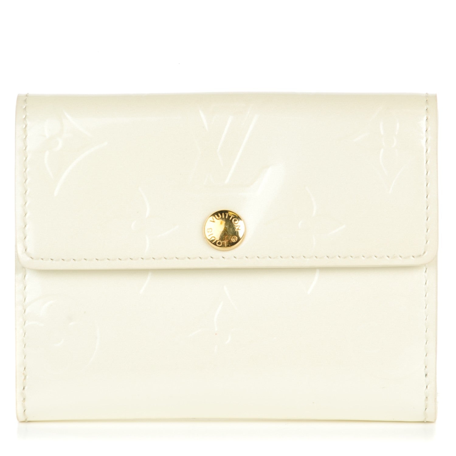 Louis Vuitton Vernis Elise Wallet Perle 1 of 8