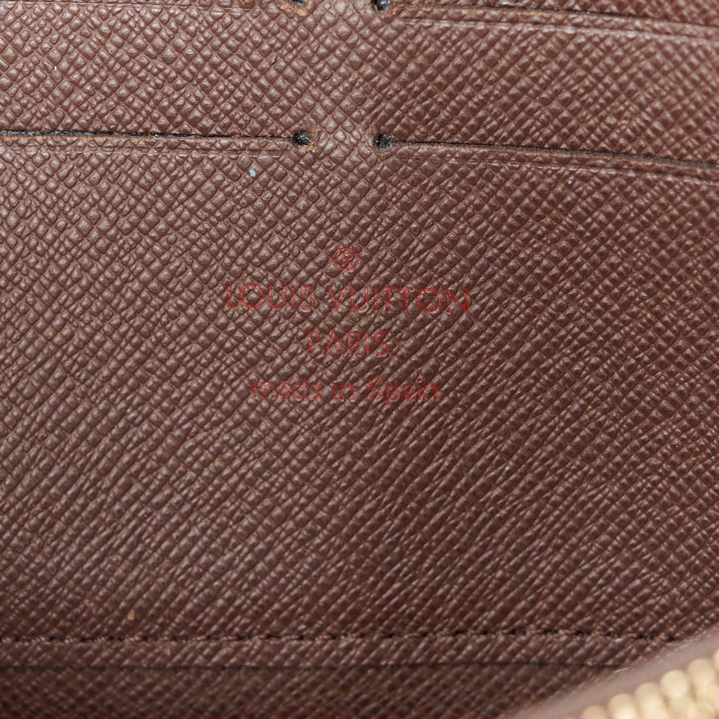 Damier Ebene Zippy Wallet