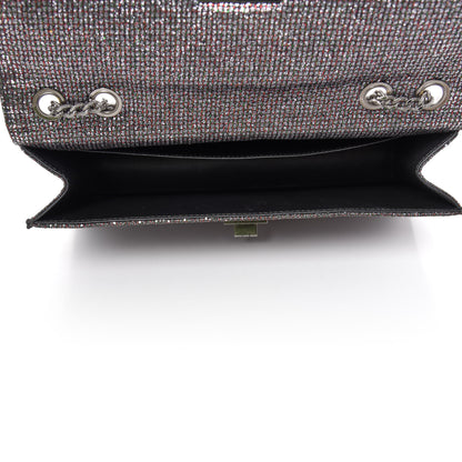 Chanel Crystal Quilted Mademoiselle Reissue 2.55 Flap Dark Silver 5 of 10