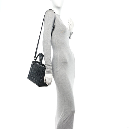 Christian Dior Calfskin Cannage Diamond Cannage Medium Lady Dior Black 2 of 13