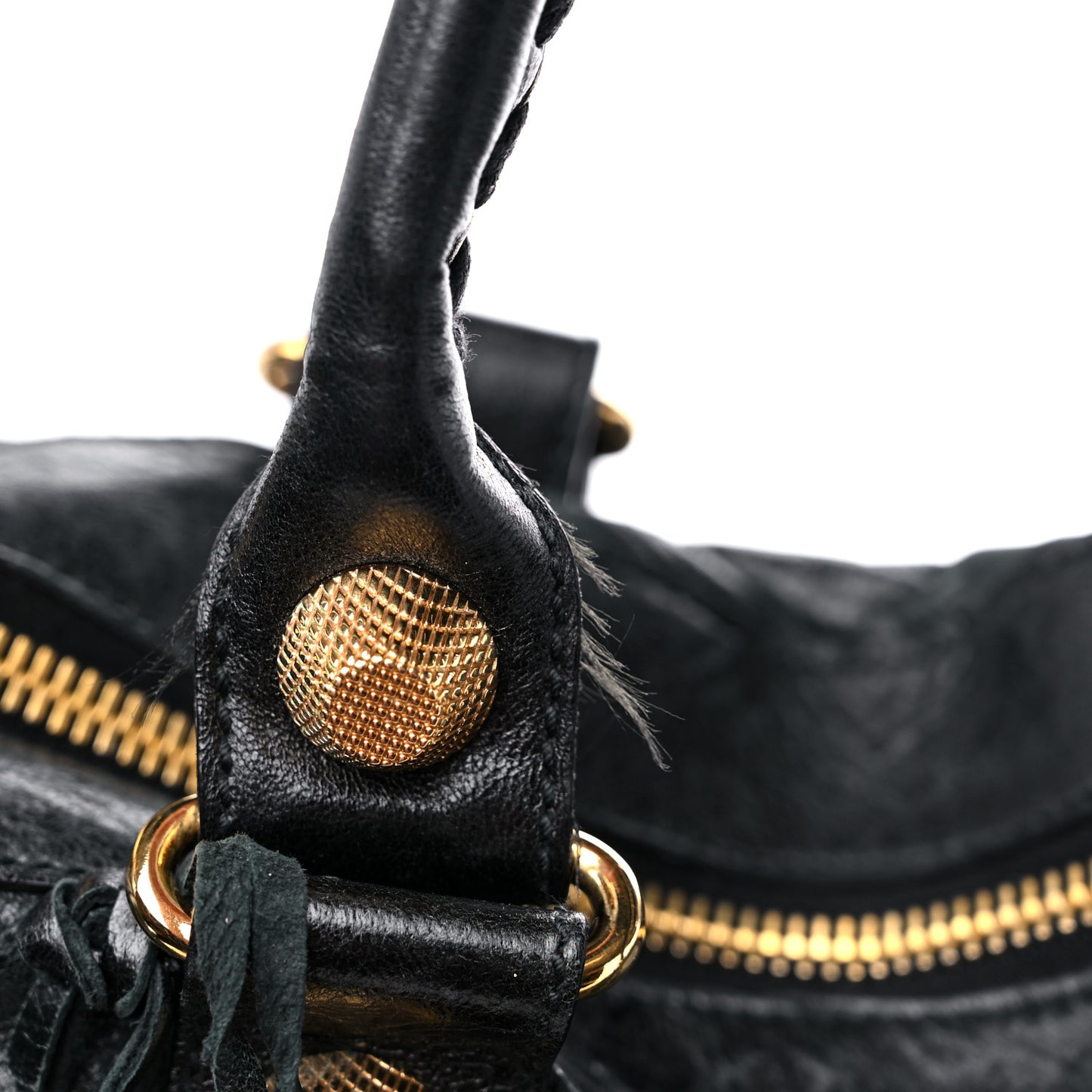 Agneau Giant 21 Gold Hardware Weekender Black