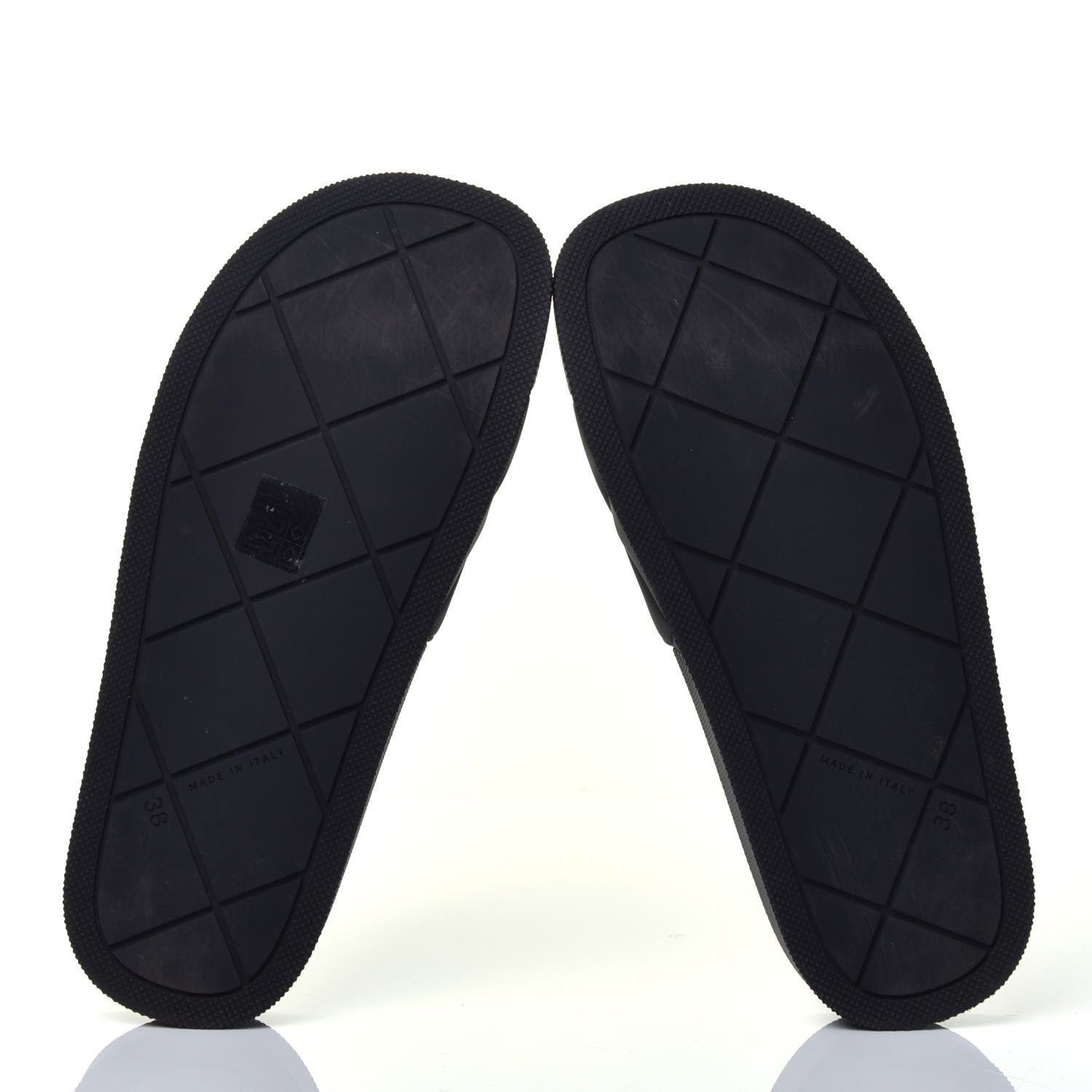 Bottega Veneta Rubber The Slider Sandals 38 Black 5 of 7