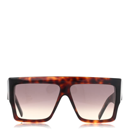 Celine Acetate Rectangular Sunglasses CL400921 Dark Havana 2 of 7
