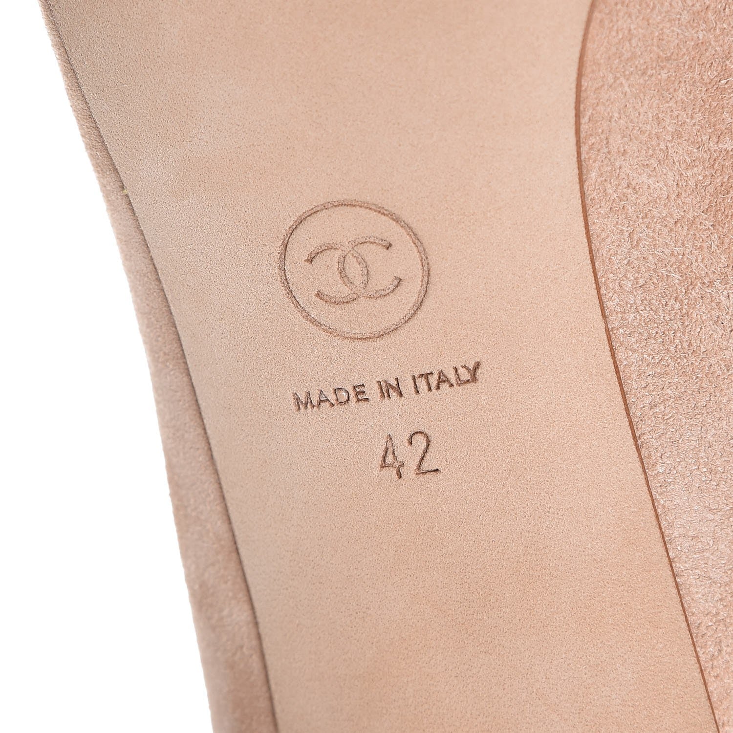 Chanel Suede Patent Calfskin CC Cap Toe Pumps 42 Pink 7 of 12