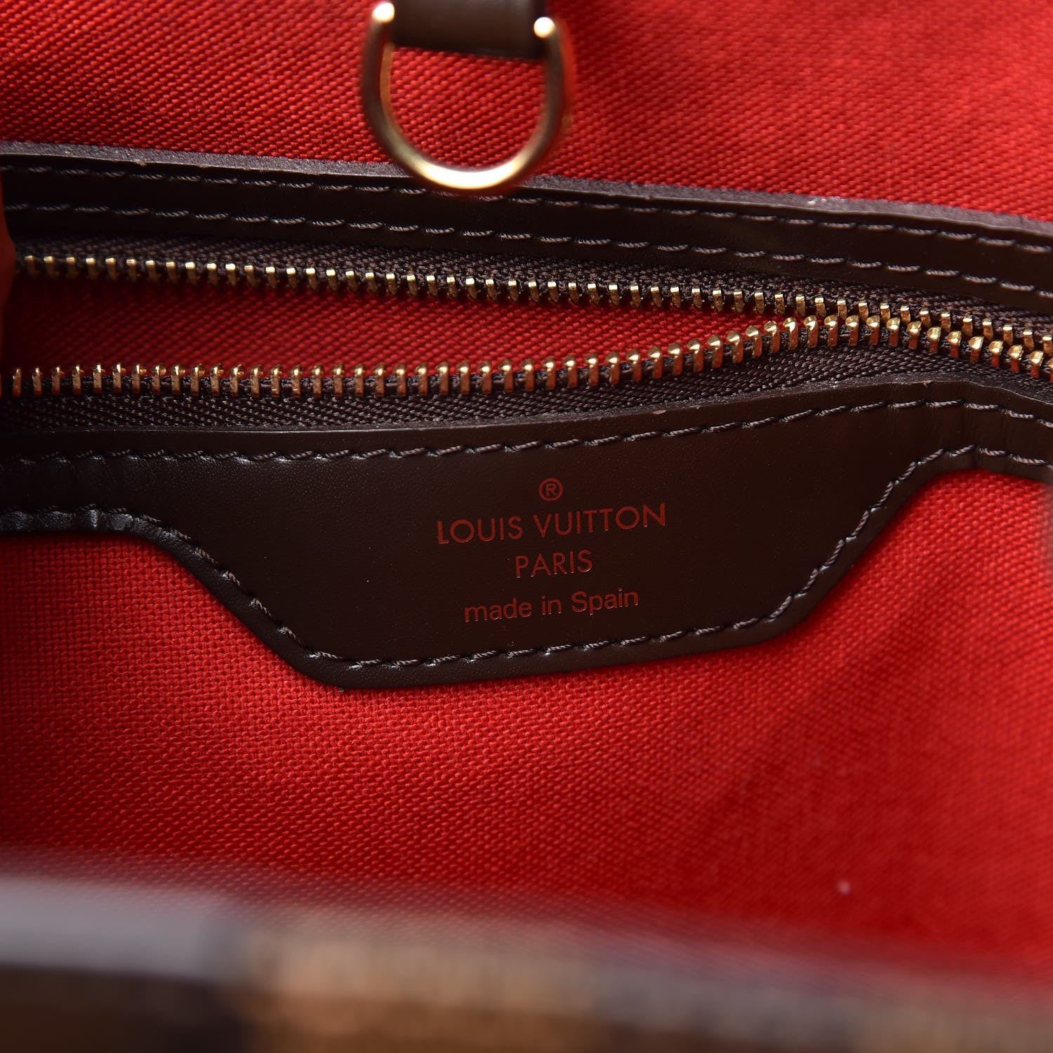 Louis Vuitton Damier Ebene Cabas Rivington 7 of 10