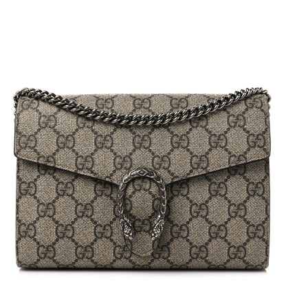 Gucci GG Supreme Monogram Mini Dionysus Chain Wallet Beige Taupe 1 of 14