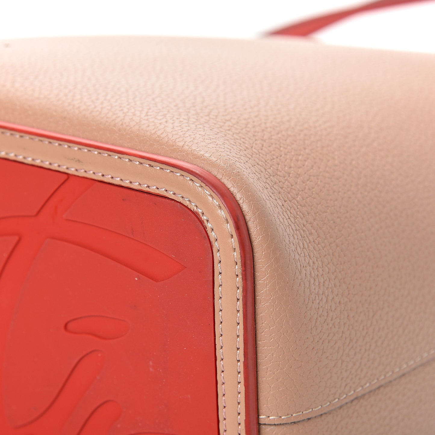 Calfskin Spikes East West Cabata Tote Nude
