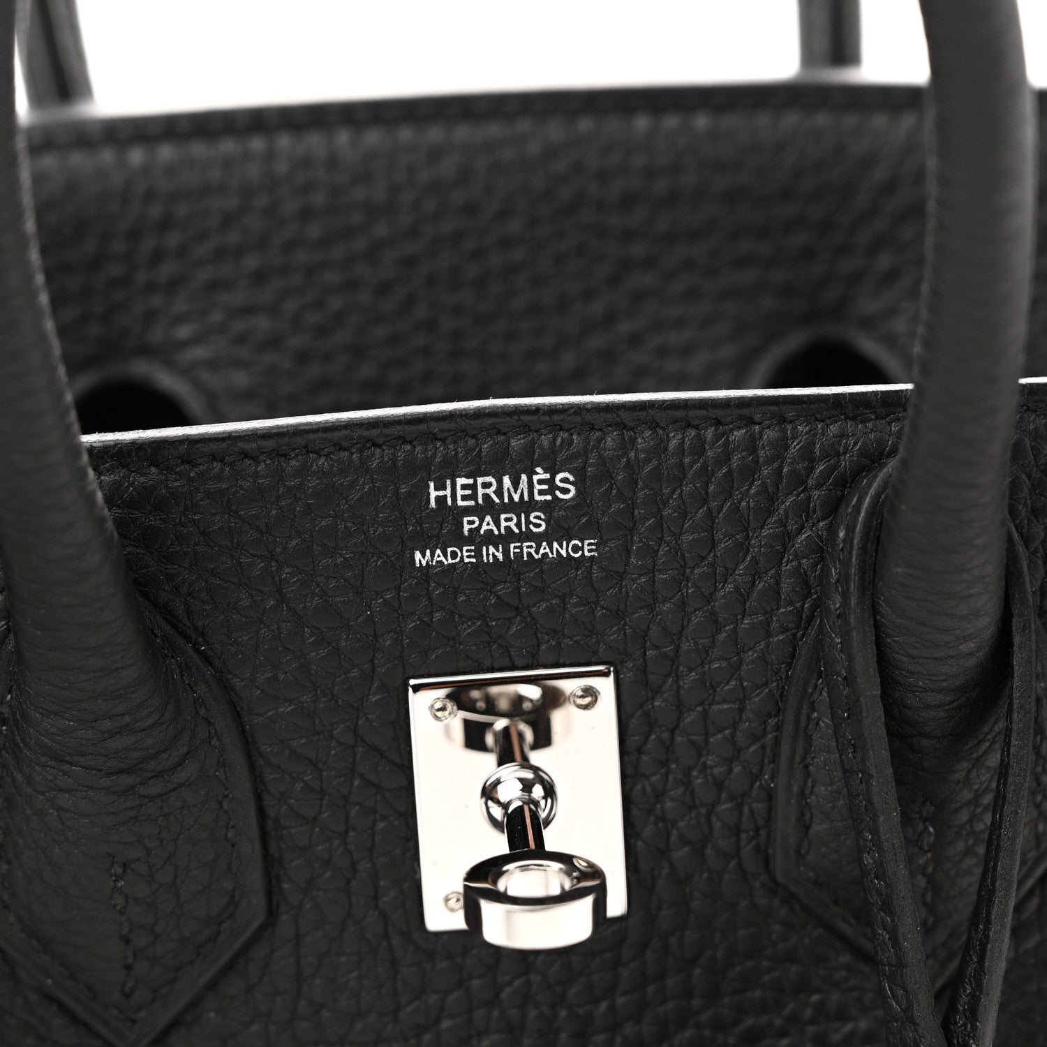Hermes Togo Birkin 25 Black 6 of 10