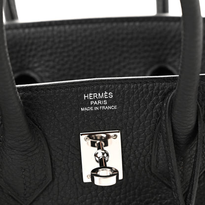 Hermes Togo Birkin 25 Black 6 of 10