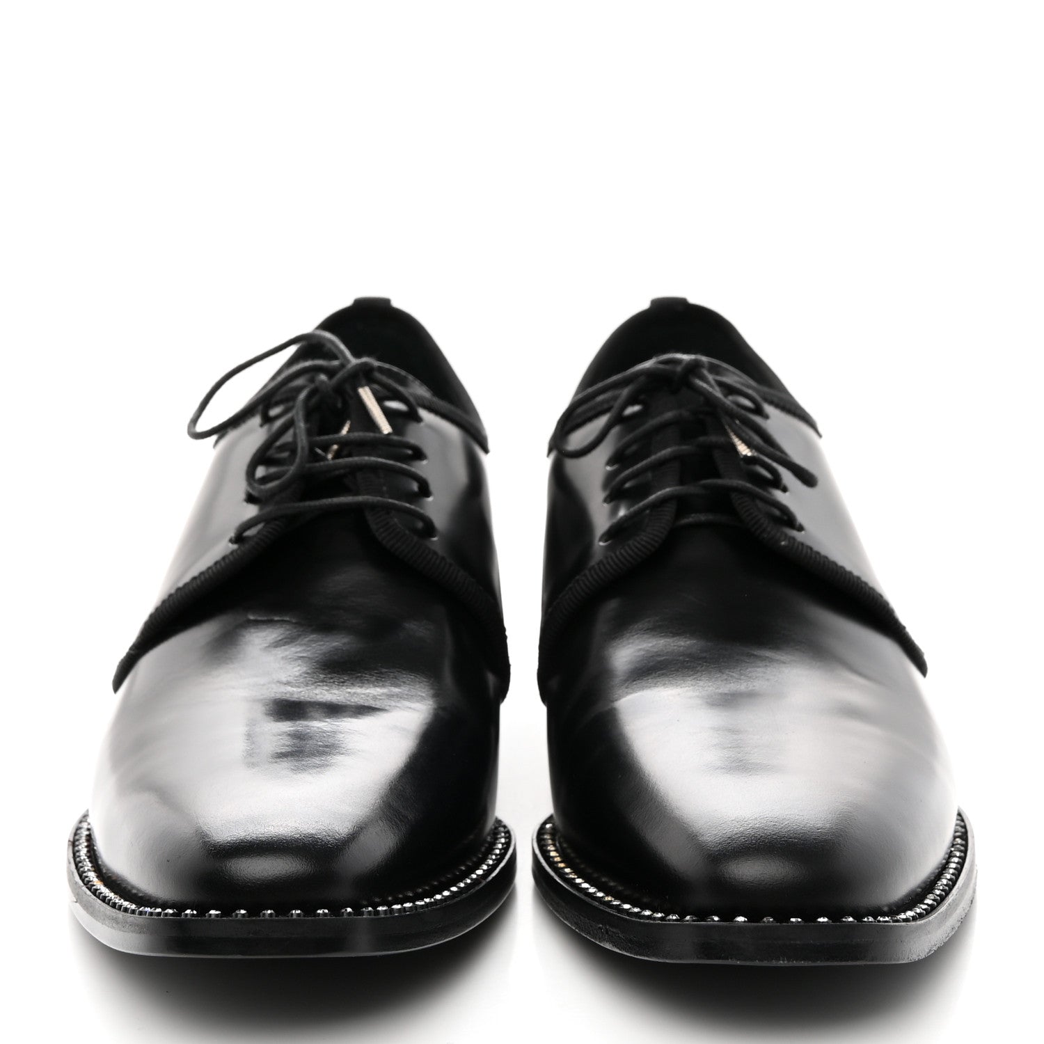 Christian Dior Glazed Calfskin Tomboy Lace Up 38 Black 2 of 15