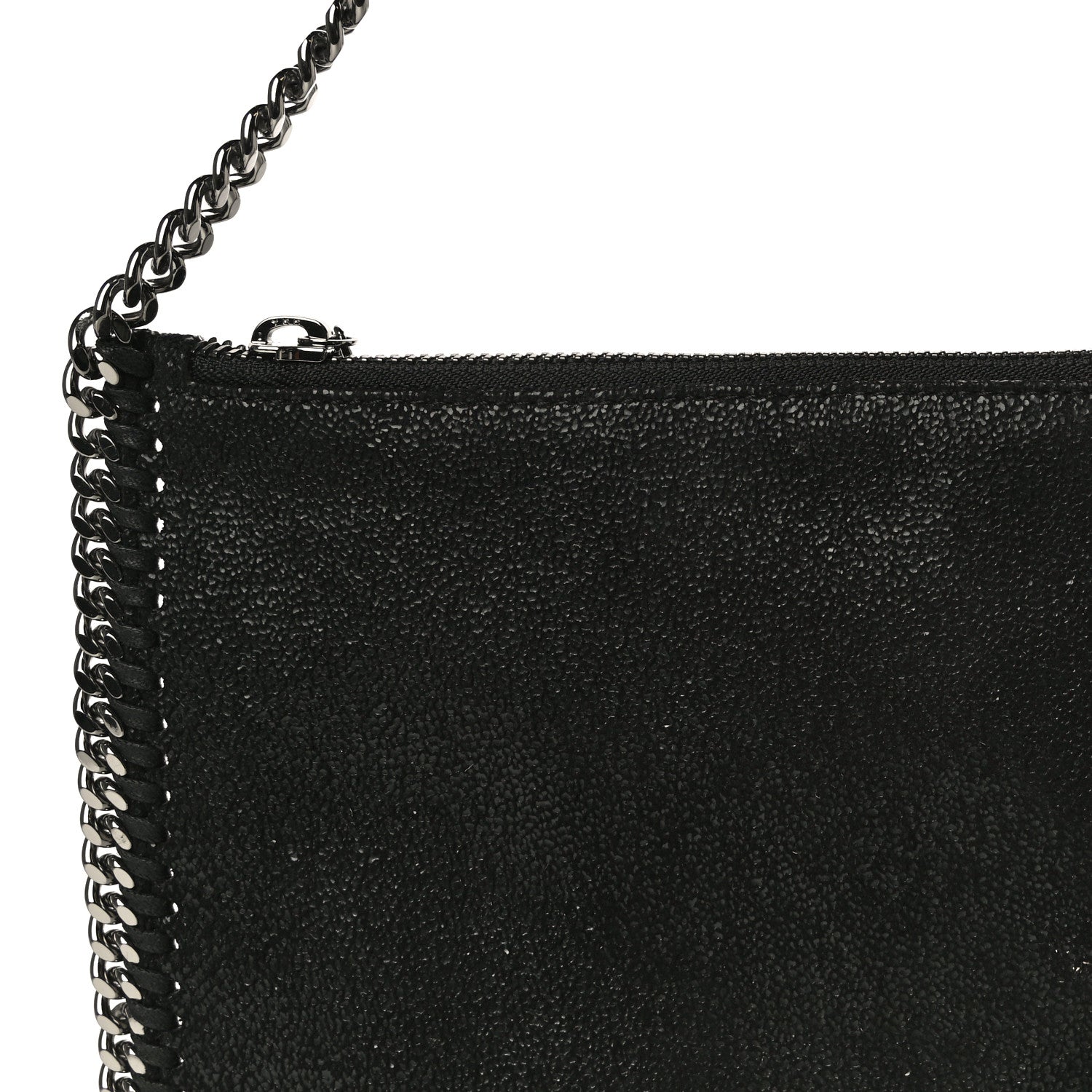 Stella McCartney Shaggy Deer Falabella Clutch Black 9 of 15