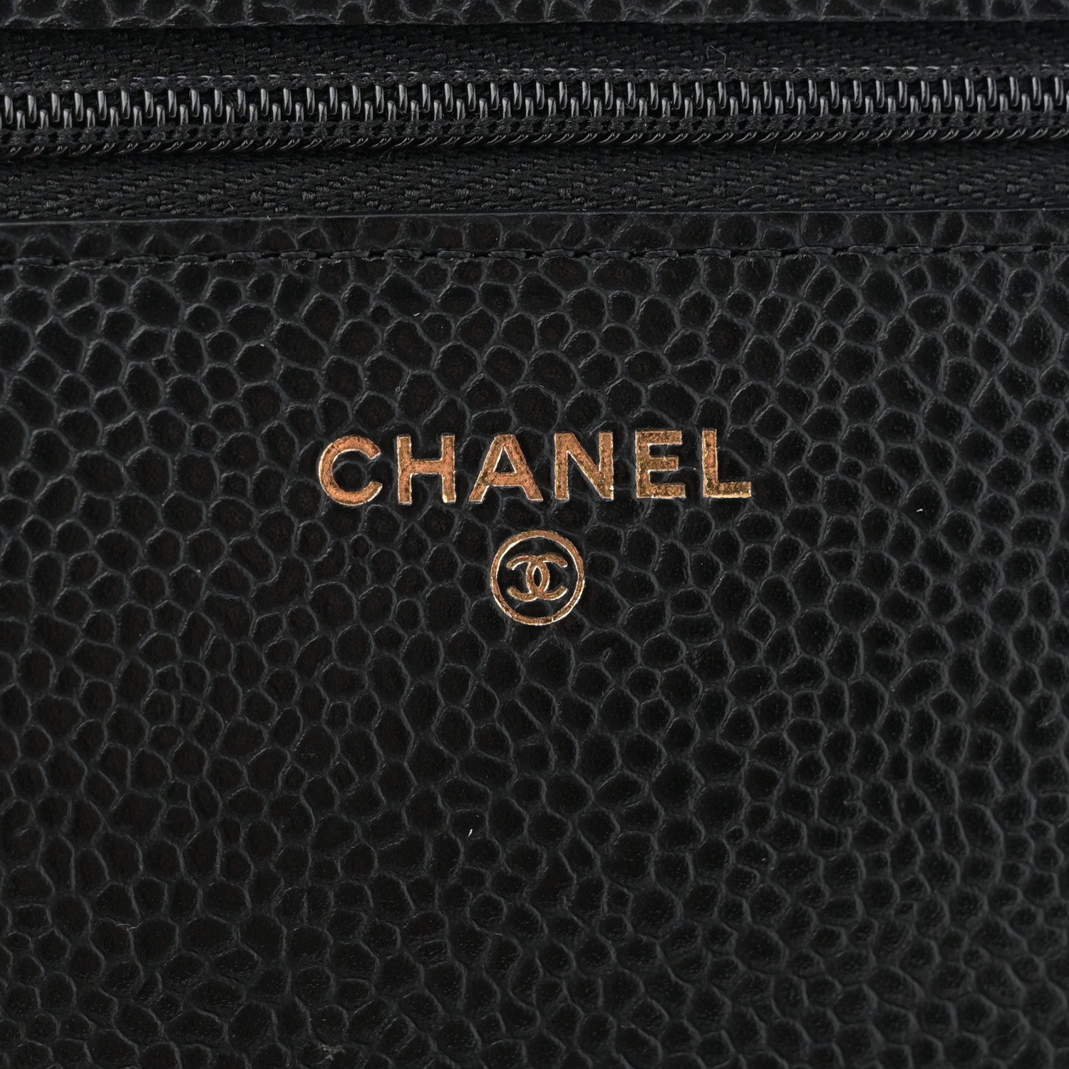 Chanel Caviar Quilted Wallet on Chain WOC Black 6 of 10