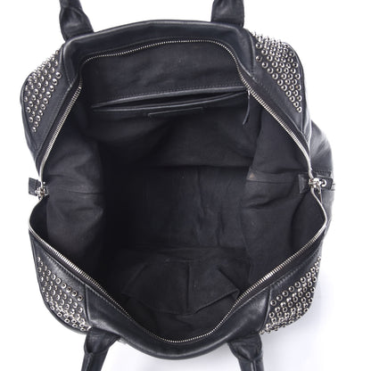 Saint Laurent Chevre Large Rock Stud Easy Y Black 5 of 11