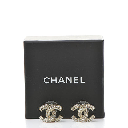Chanel Pearl Queen of France CC Earrings Gold 5 of 5
