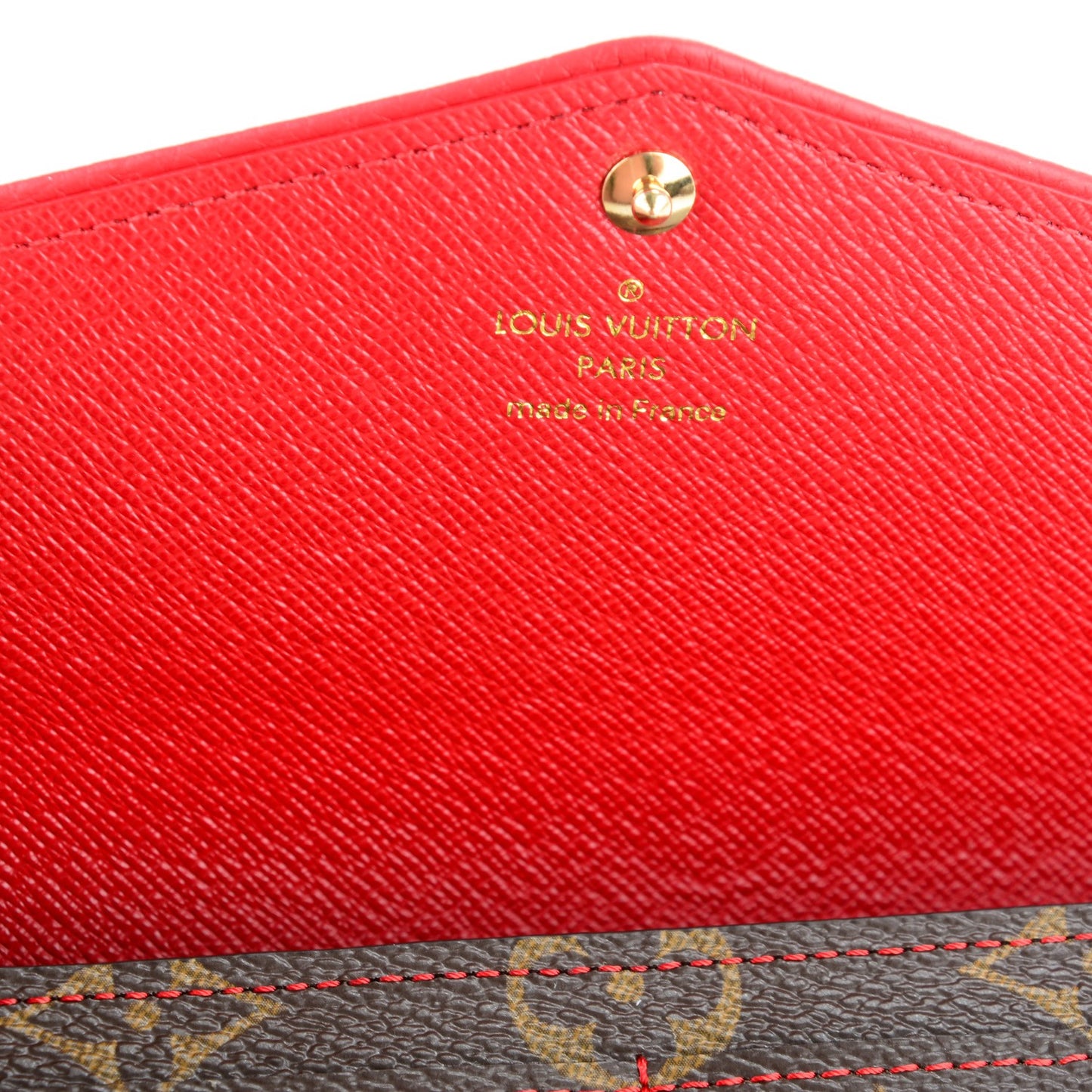 Monogram Sarah Retiro Wallet Cherry