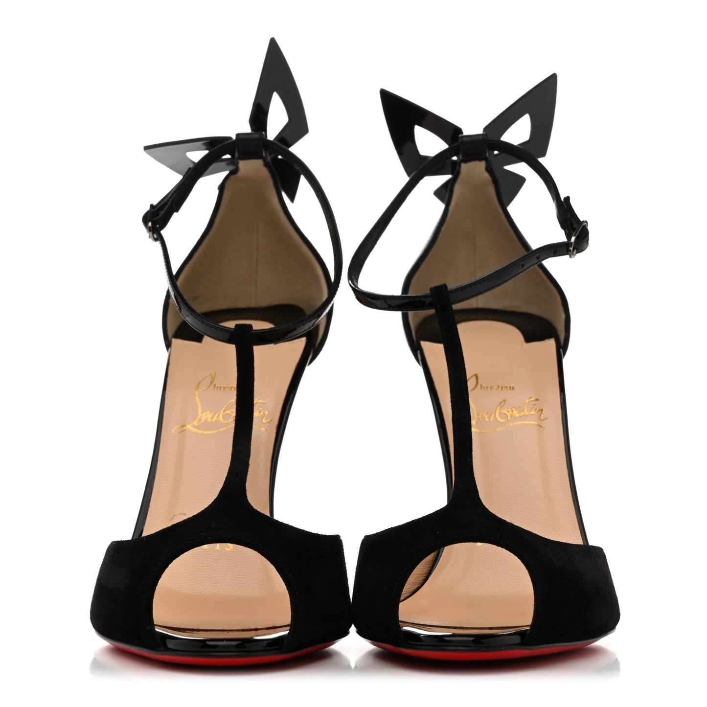 Suede Patent Shiny Nappa Aribak 100 Pumps 36.5 Version Black