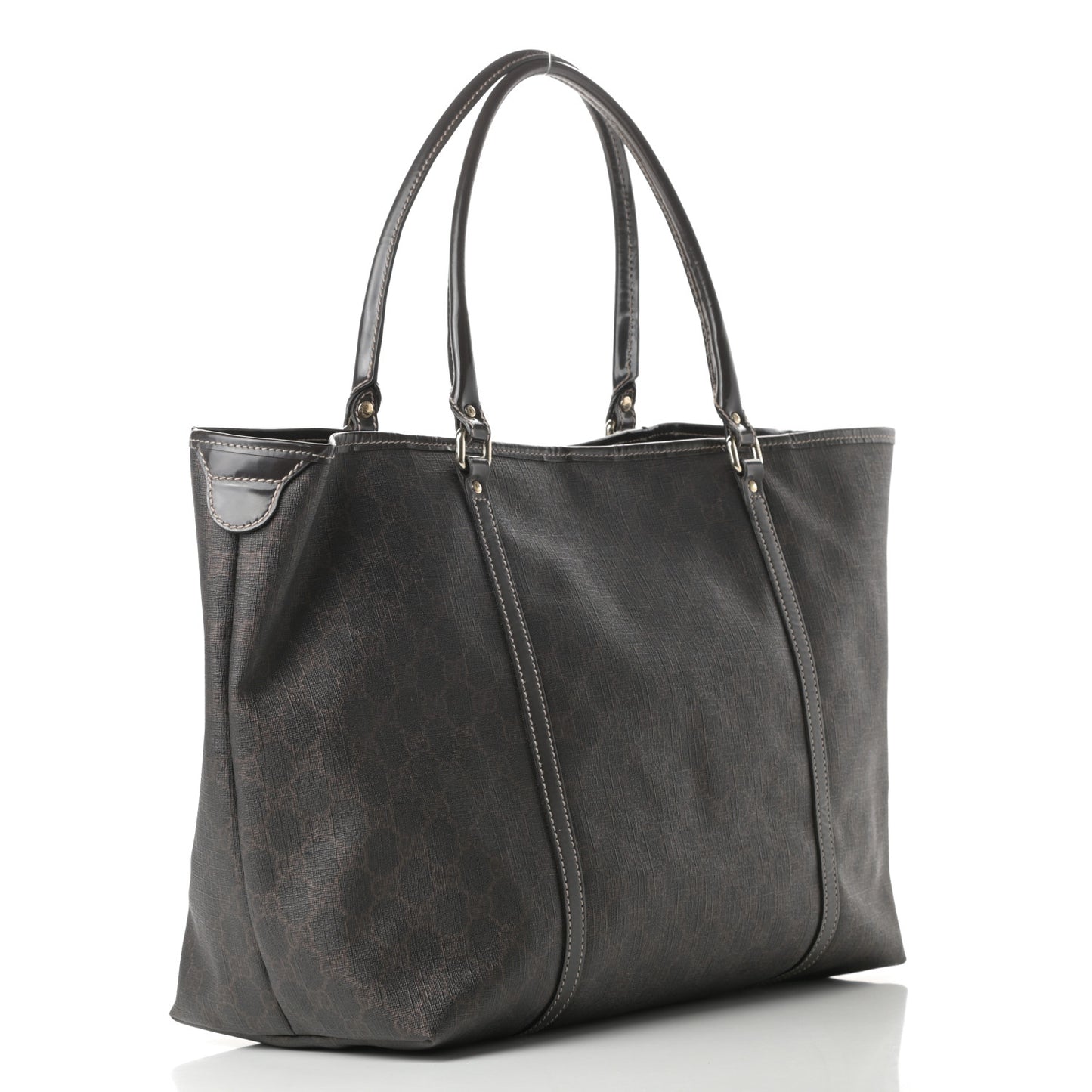 GG Plus Large Joy Tote Dark Brown