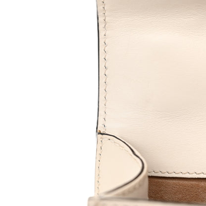 Gucci Calfskin Mini Sylvie Chain Shoulder Bag White 12 of 13