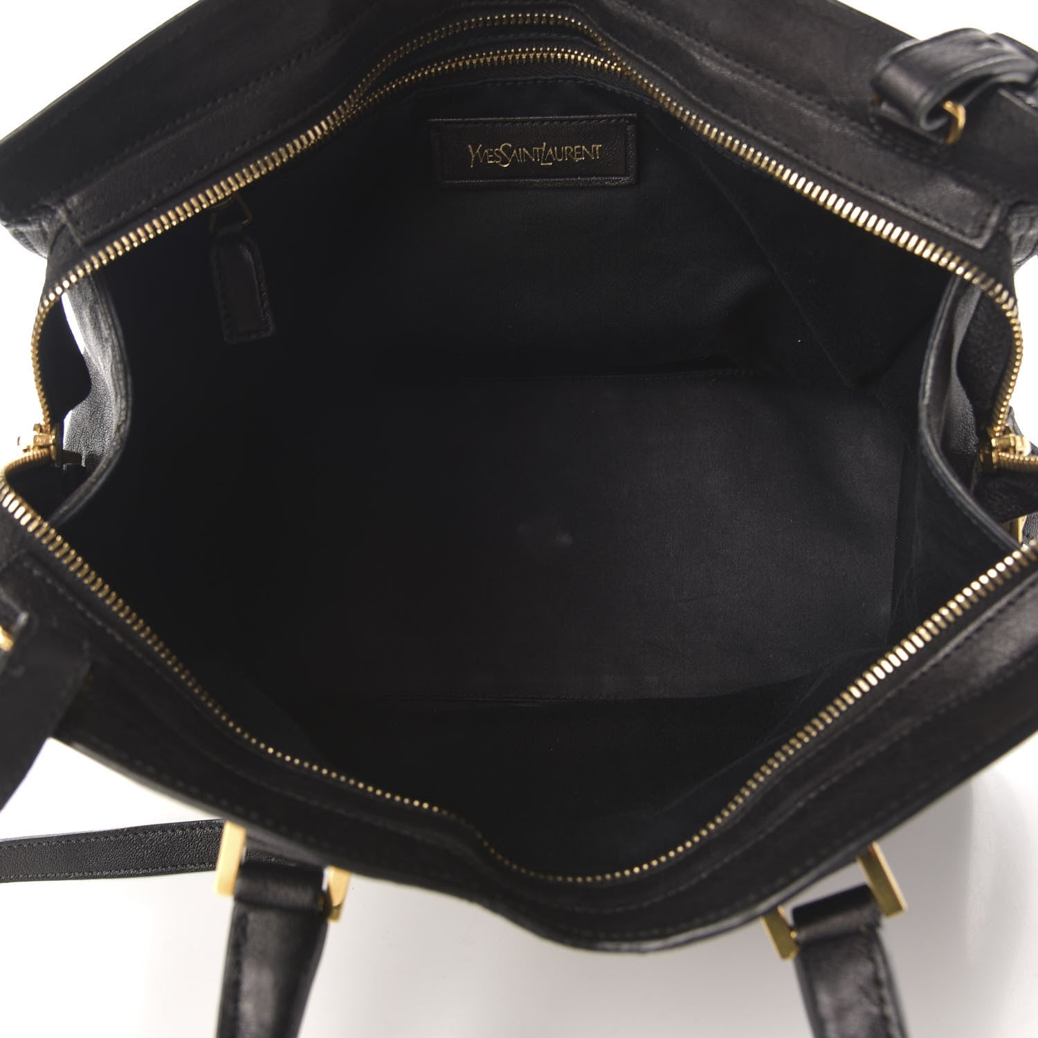 Saint Laurent Sheepskin Small Cabas ChYc Black 5 of 10