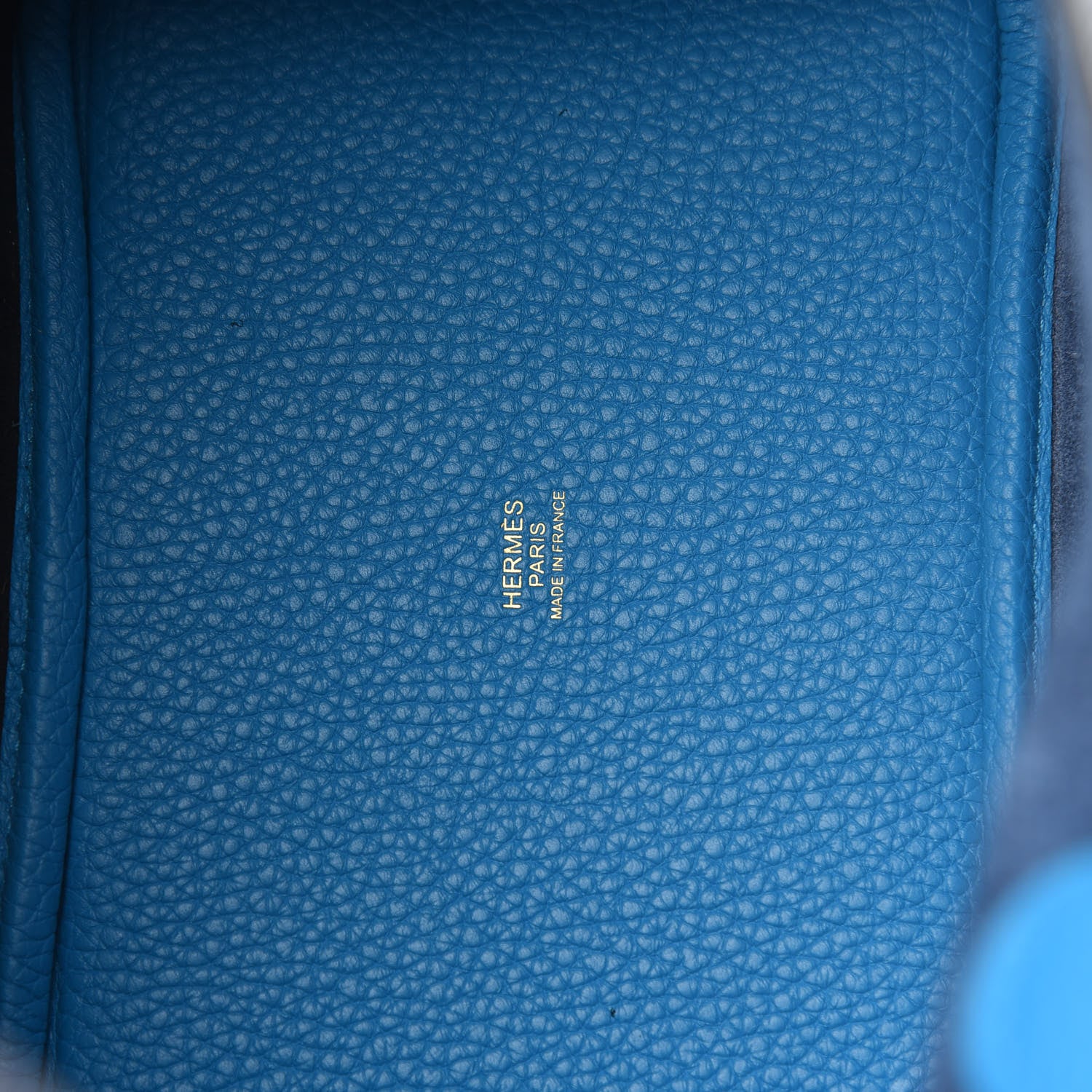 Hermes Taurillon Clemence Casaque Picotin Lock 18 PM Bleu Nuit Black Blue Frida 6 of 10