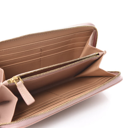 Burberry Trench Calfskin Zip Around Wallet Ash Rose 5 of 12
