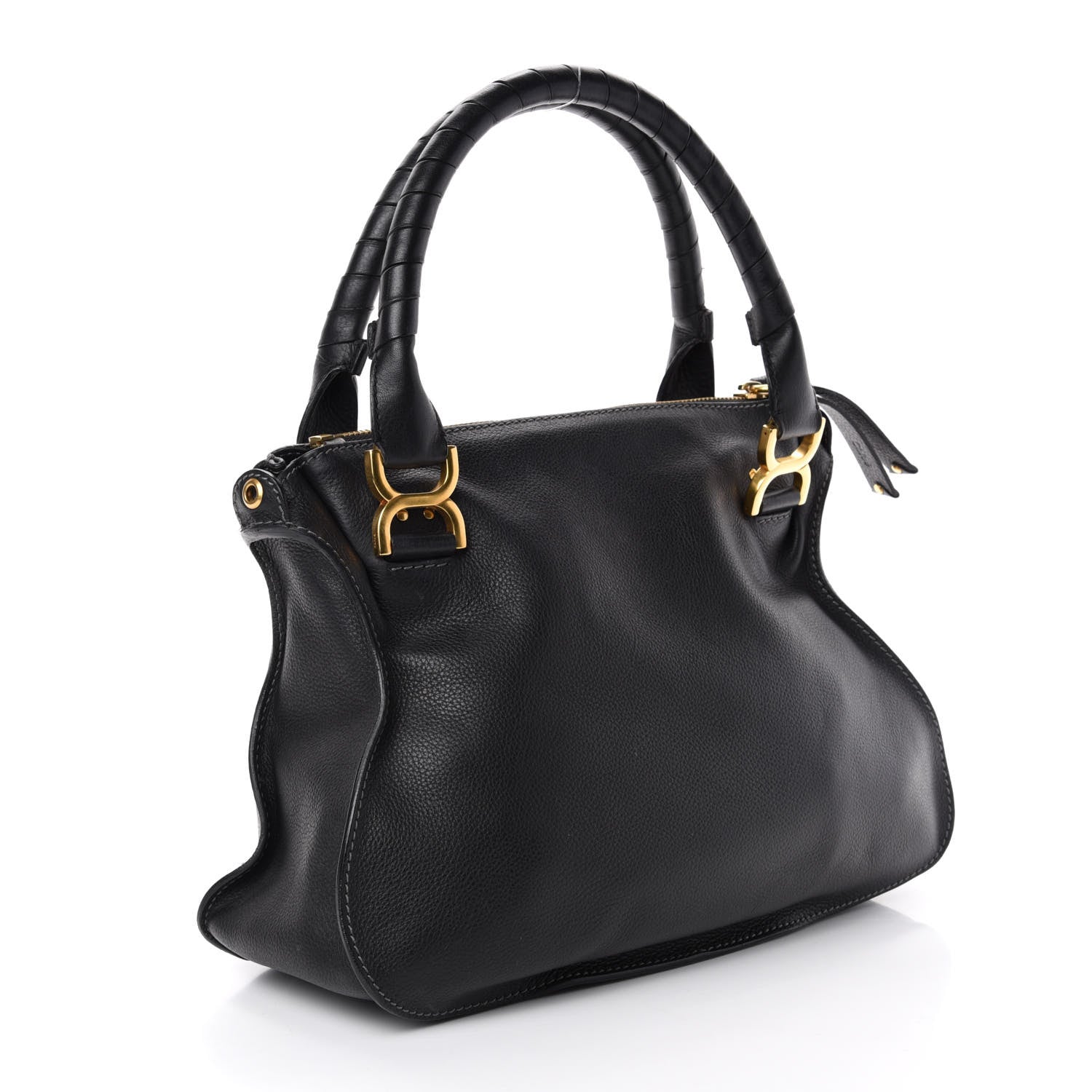 Chloe Calfskin Medium Marcie Satchel Black 3 of 10
