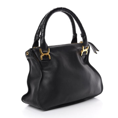 Chloe Calfskin Medium Marcie Satchel Black 3 of 10