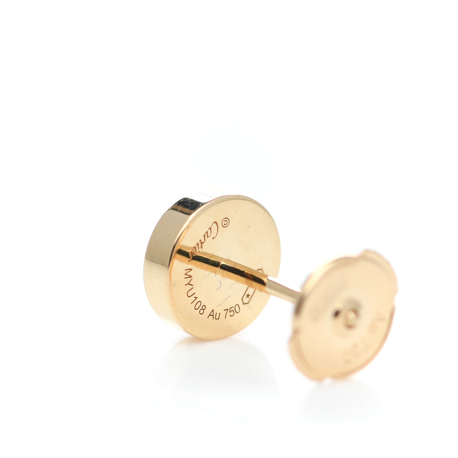 Cartier 18K Yellow Gold LOVE Earrings 4 of 5