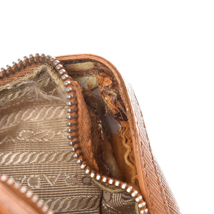 Prada Saffiano Lux Bowler Ocra 12 of 24