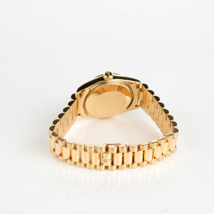 Rolex 18K Yellow Gold 31mm Oyster Perpetual Datejust President Watch White Jubilee 68278 5 of 7
