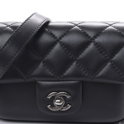 Chanel Calfskin Quilted Small Rock My Shoulder Flap Black 9 of 9