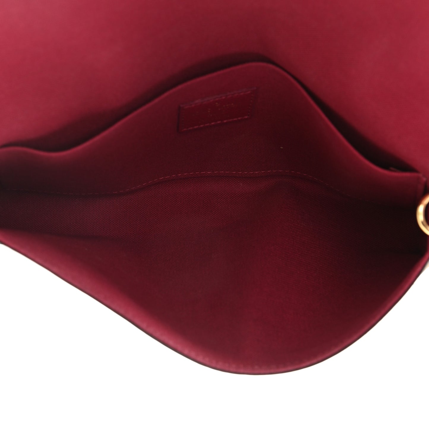 Monogram Pochette Felicie Chain Wallet Fuchsia