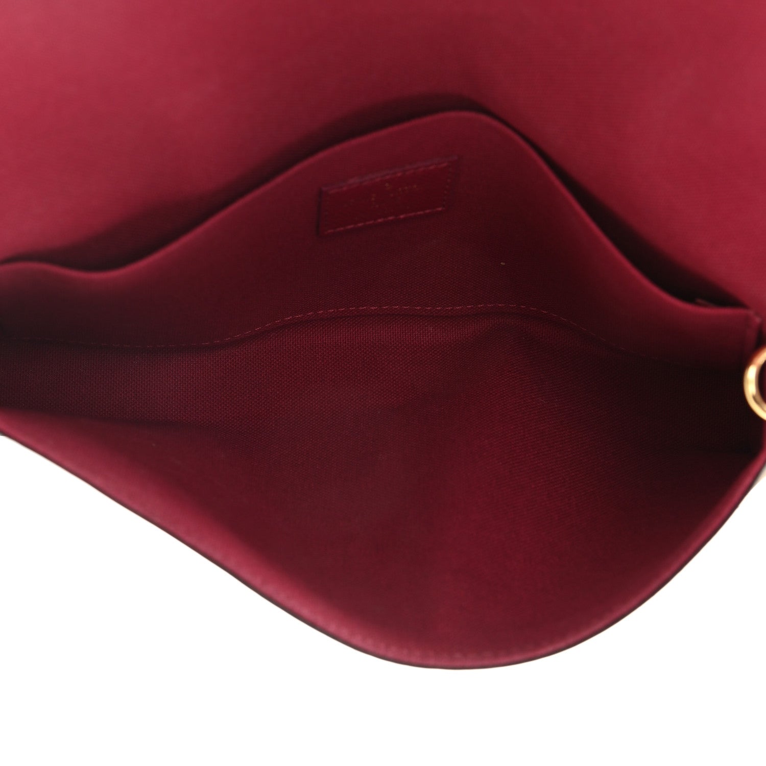 Louis Vuitton Monogram Pochette Felicie Chain Wallet Fuchsia 5 of 10