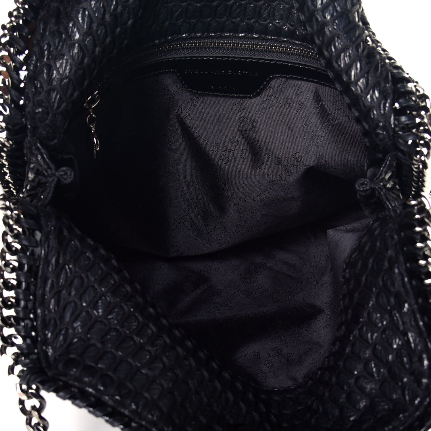 Stella McCartney Patent Net Small Falabella Tote Black 5 of 8