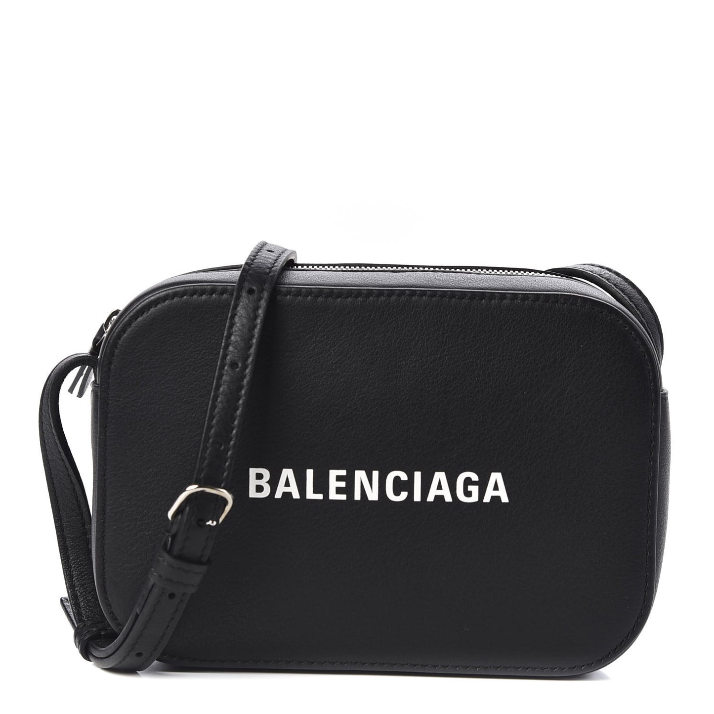 Calfskin Logo XS Everyday Camera Bag Black
