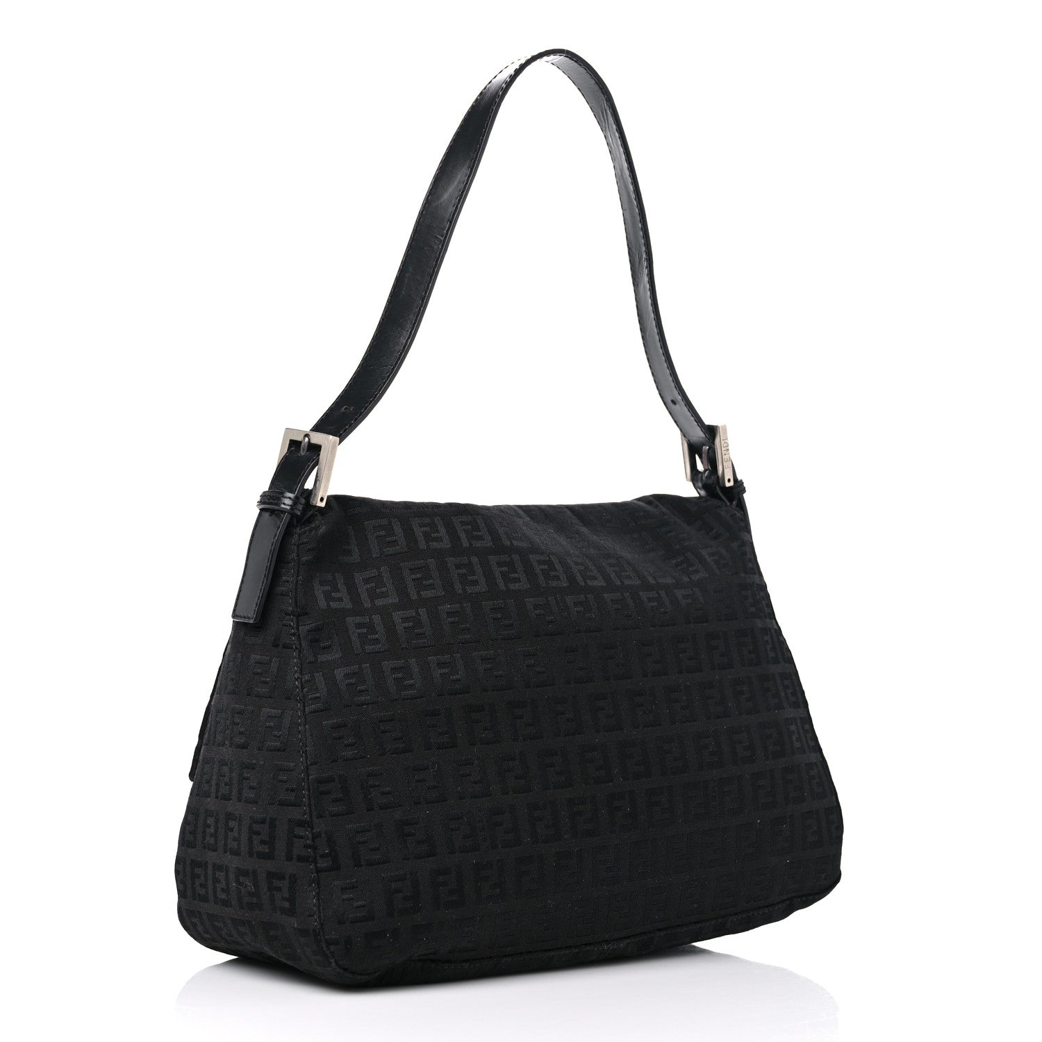 Fendi Zucchino Mama Baguette Black 3 of 12