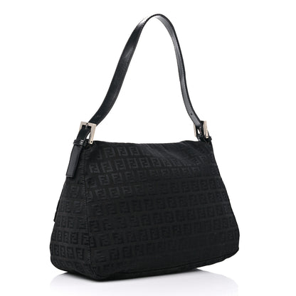 Fendi Zucchino Mama Baguette Black 3 of 12