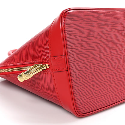 Louis Vuitton Epi Alma PM Castillan Red 9 of 10