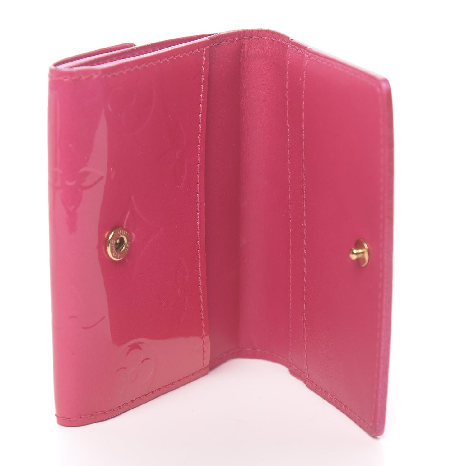 Louis Vuitton Vernis Ludlow Wallet Rose Pop 8 of 8