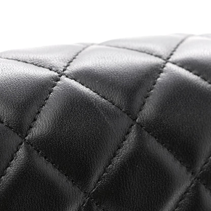 Chanel Lambskin Quilted Mini Rectangular Flap Black 12 of 13