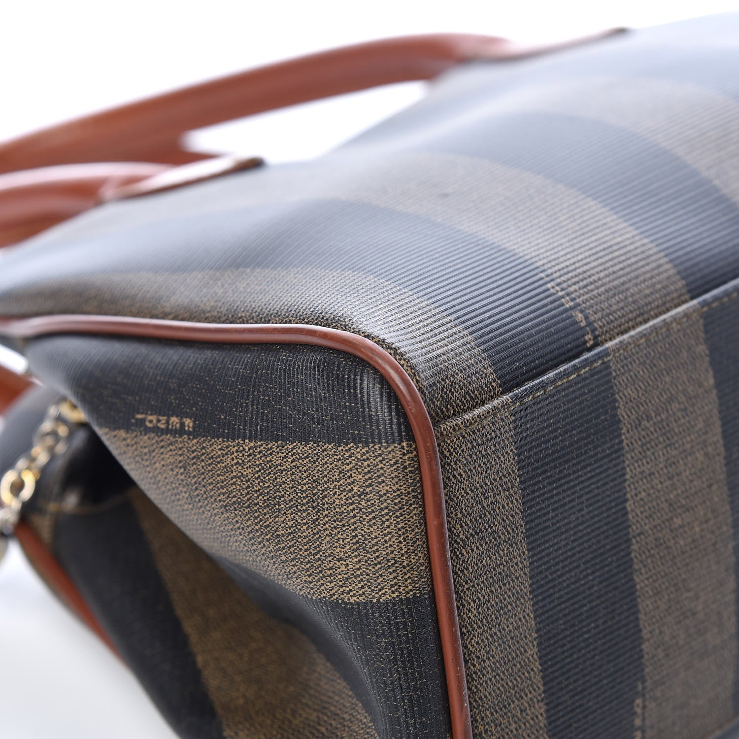 Fendi Pequin Spalmati Shoulder Bag Cuoio 7 of 11