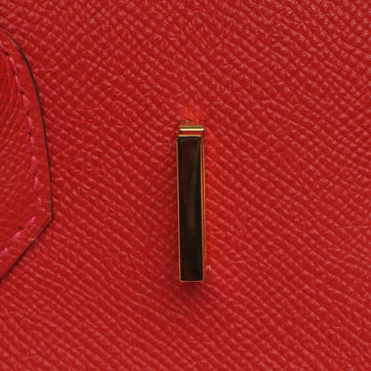 Hermes Epsom Birkin 30 Rouge Casaque 18 of 26